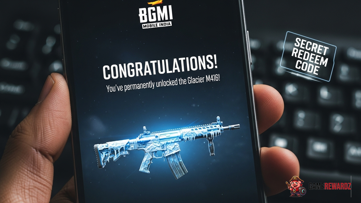 BGMI’s Secret Redeem Code Unlocks the Glacier M416 PERMANENTLY!